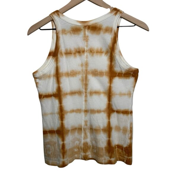 Everlane Women’s Small Sleeveless Tank Top Tie-Dye Cutaway 100% Cotton Boho Y2K - Picture 2 of 10